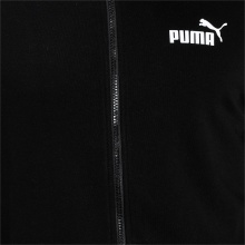 Puma Leisure Jacket Essential Logo - Cotton - Black Men